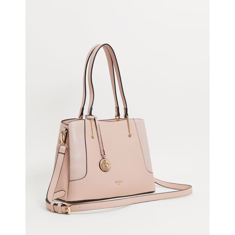 Dune dorris tote bag in blush pink