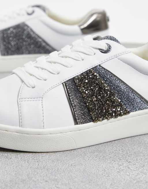 Dune on sale glitter trainers