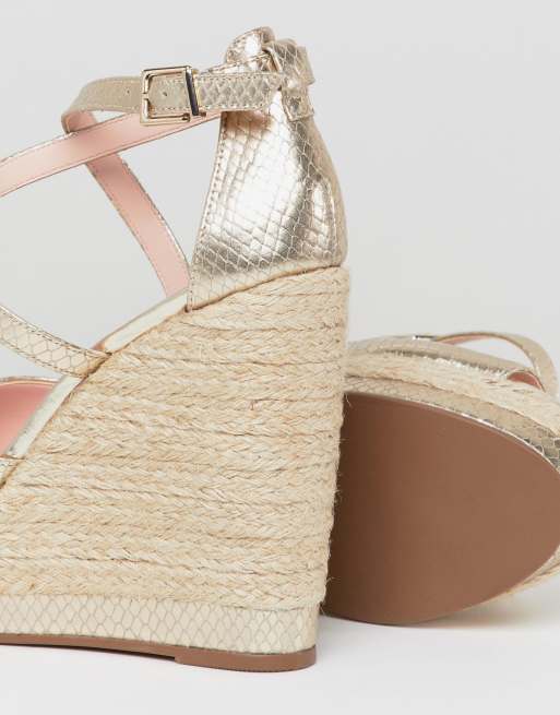 Gold clearance wedges dune