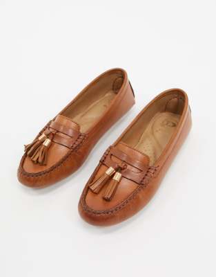 dune tan loafers