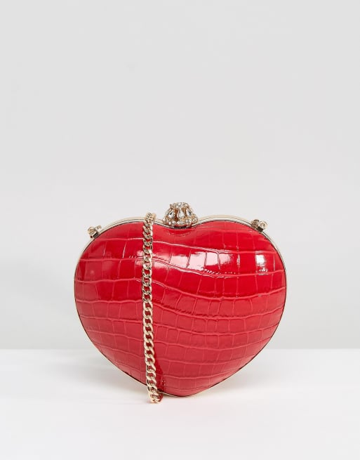 Dune hot sale red clutch