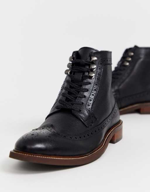 dune london lace up boots