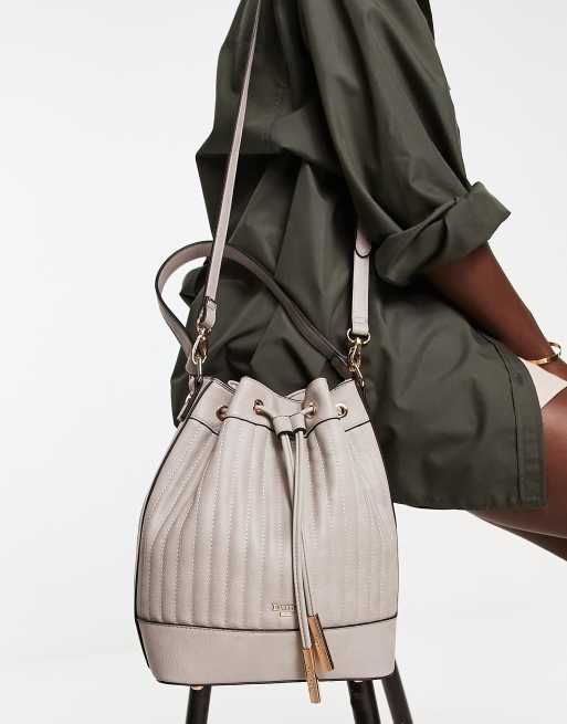 Grey bucket on sale bag