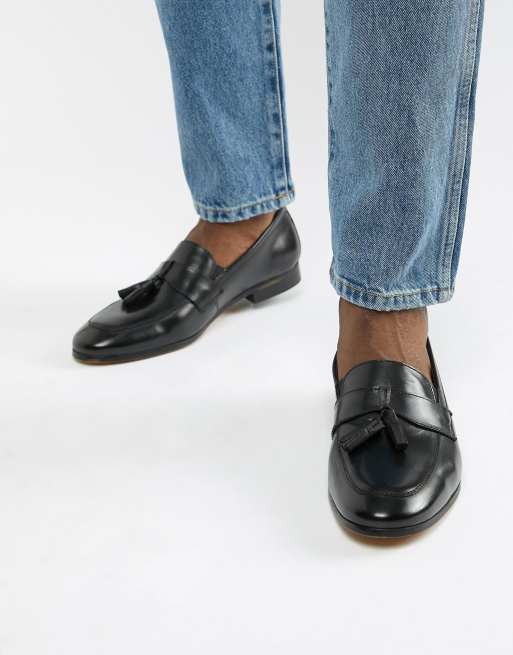 orinoco 2 loafer black hi shine leather