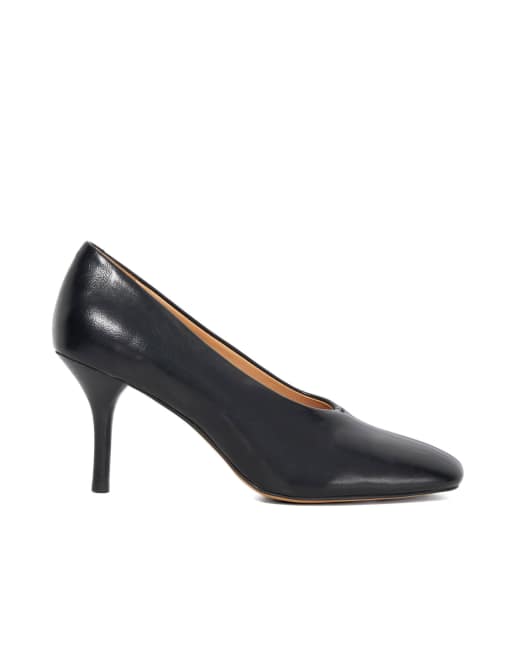 Dune London Abundant court shoes in black