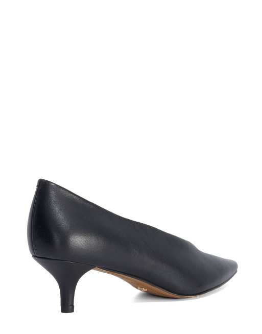 Dune London Aris court shoes in black, 2 of 4