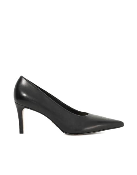 Dune London Aspiring court shoes in black - view 1