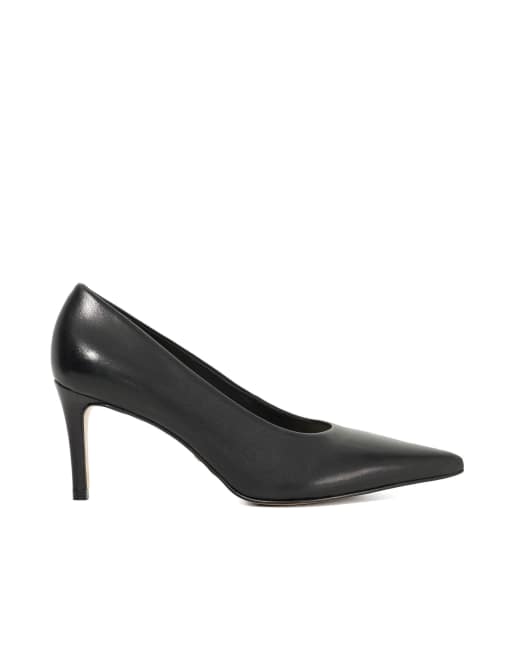 Dune London Aspiring court shoes in black