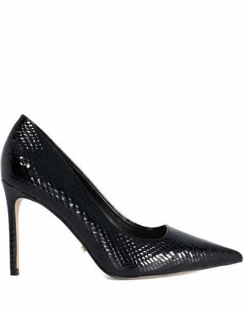 Dune London Assured court shoes in black - view 1