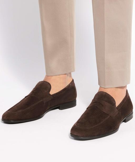 Dune London Barclays loafers in brown, 3 of 4
