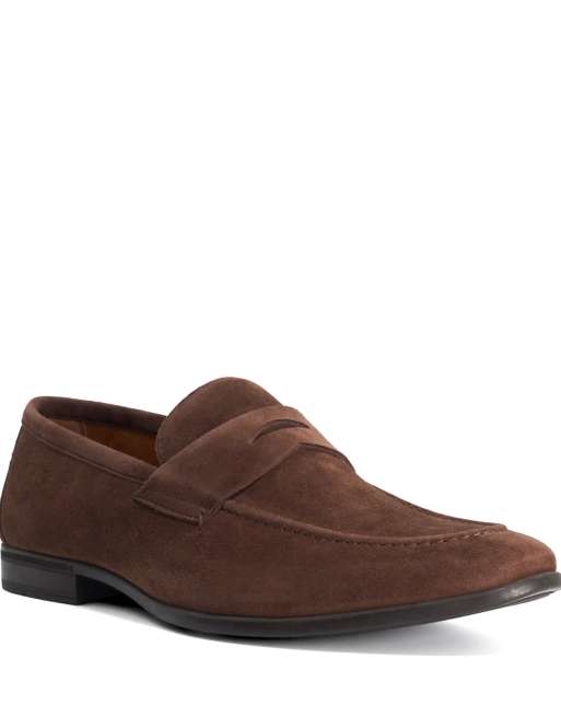 Dune London Barclays loafers in brown, 4 of 4