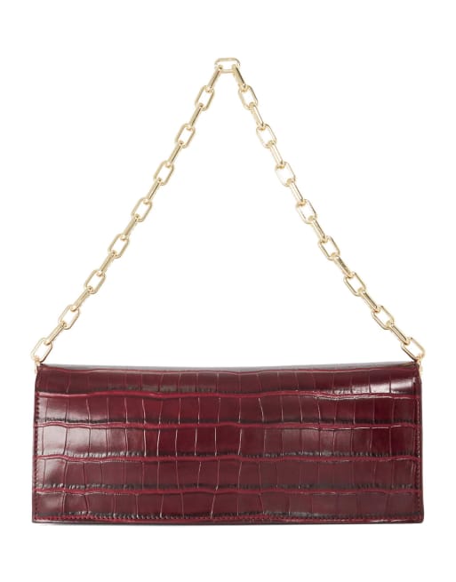 Dune London Bemuse clutch bag in burg, 3 of 3