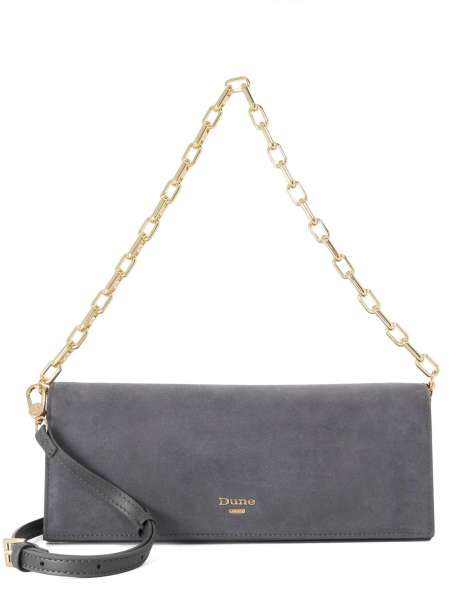 Dune London Bemuse clutch bag in grey - view 1