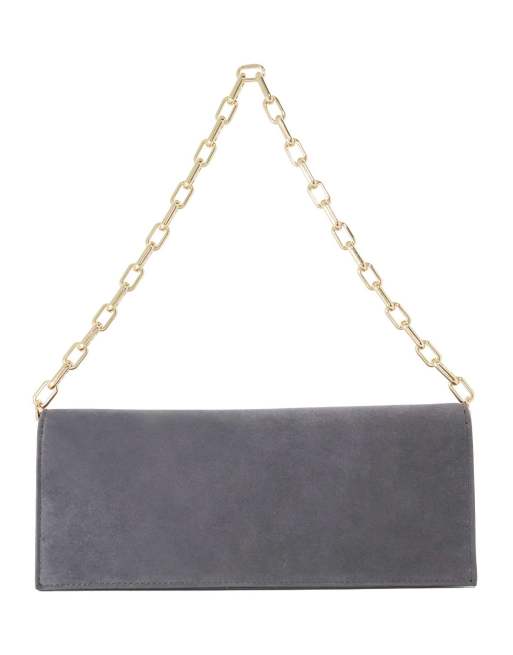 Dune London Bemuse clutch bag in grey, 3 of 3