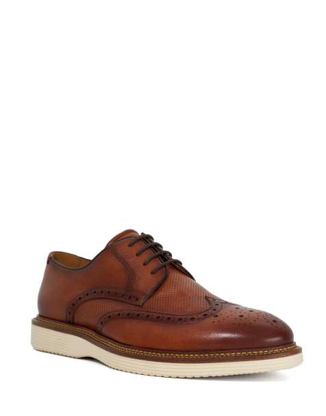 Dune London Benidictus brogues shoe in tan - view 1