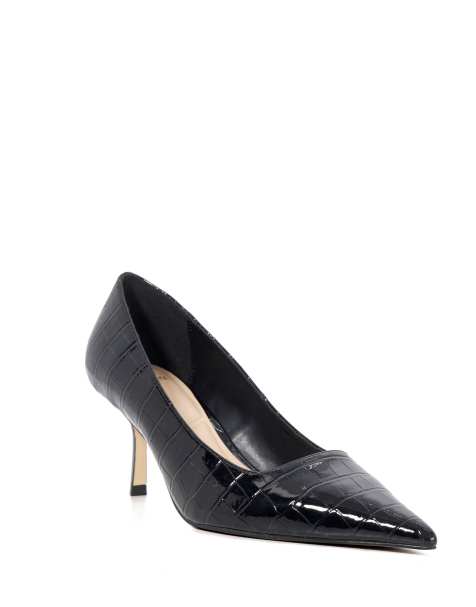 Dune London Bexton court shoes in black - view 1