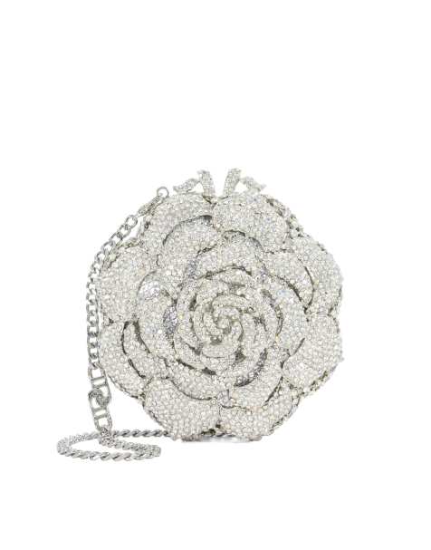 Dune London Bling clutch bag in silver - view 1