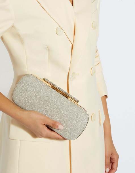 Dune London Body clutch bag in gold - view 1