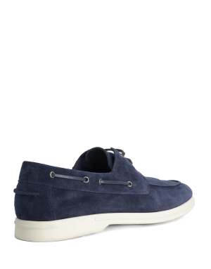 Dune London Boldman boat shoes in navy