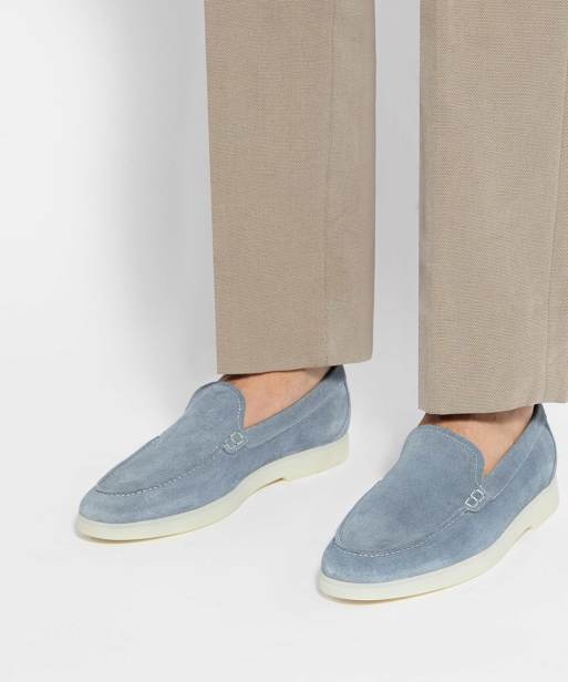 Dune London Boltman casual shoes in blue, 3 of 4