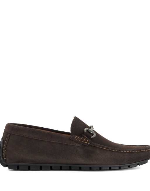 Dune London Brackon moccasins in brown, 2 of 4