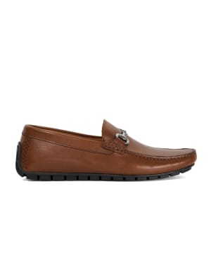Dune London Brackon moccasins in tan