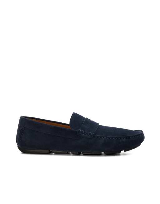 Dune London Bradlay boat shoe in navy
