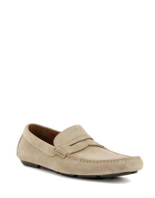 Dune London Bradlay boat shoe in sand