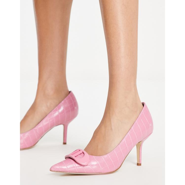 Dune pink court shoes best sale