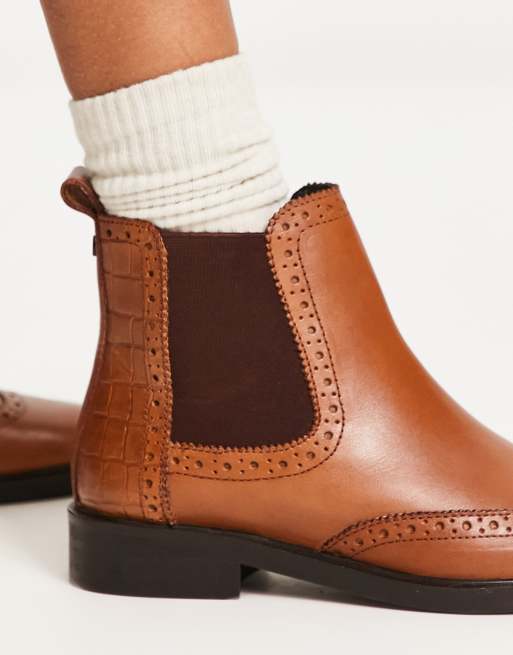 Dune brogue outlet chelsea boots