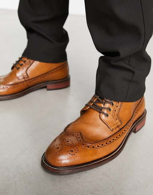 Dune lace 2025 up brogue boots