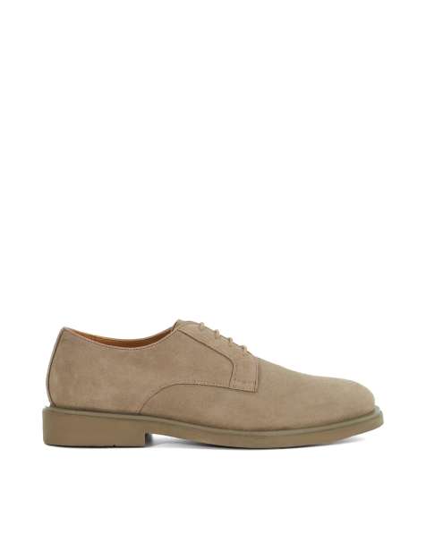 Dune London Brontes brogues shoe in taupe - view 1