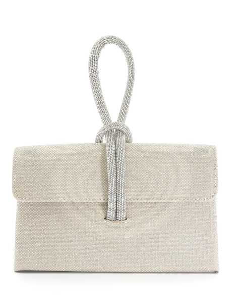 Dune London Brynie clutch bag in gold - view 1
