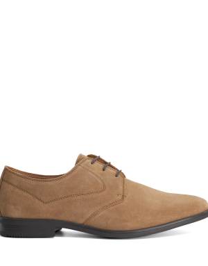 Dune London Burtford derby shoes in beige