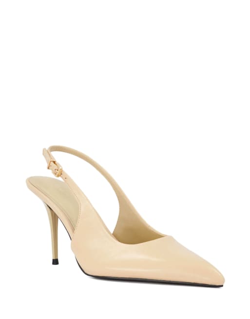 Dune London Cai slingbacks in cream, 3 of 3