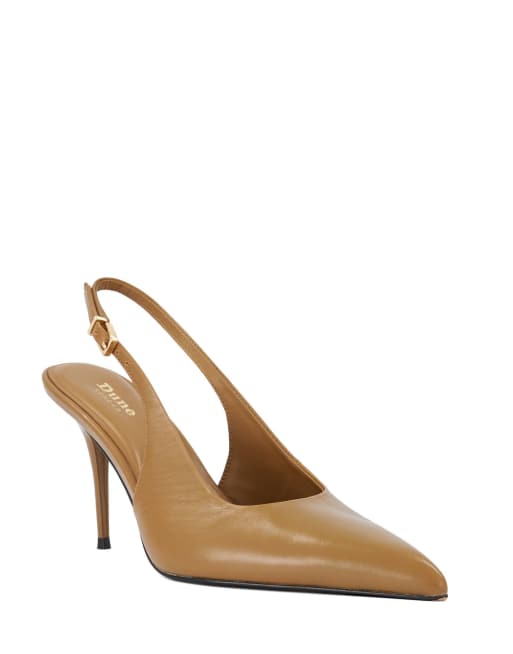 Dune London Cai slingbacks in toffee, 3 of 3