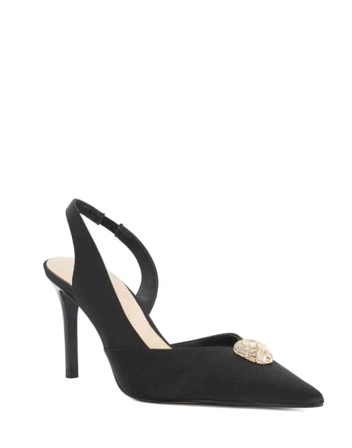 Dune London Camara court shoes in black, 4 of 4