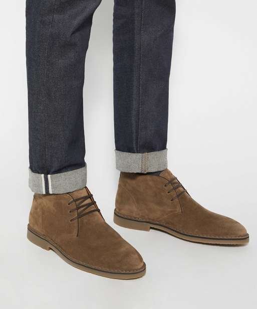 Dune London Cashed chukka boots in taupe, 3 of 5