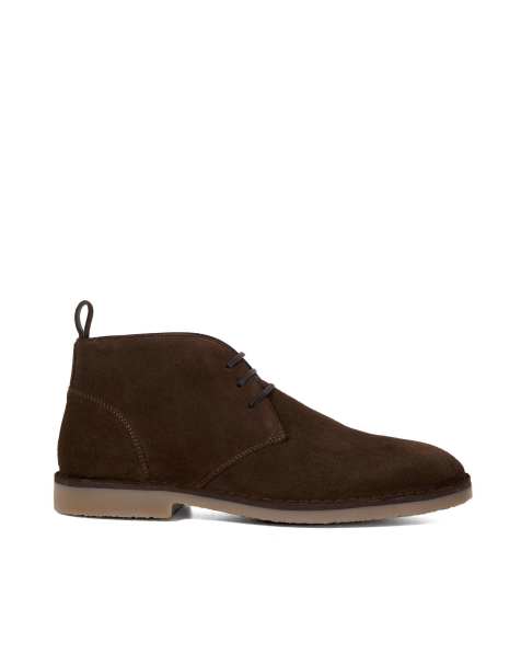 Dune London Cashed desert boots in brown - view 1