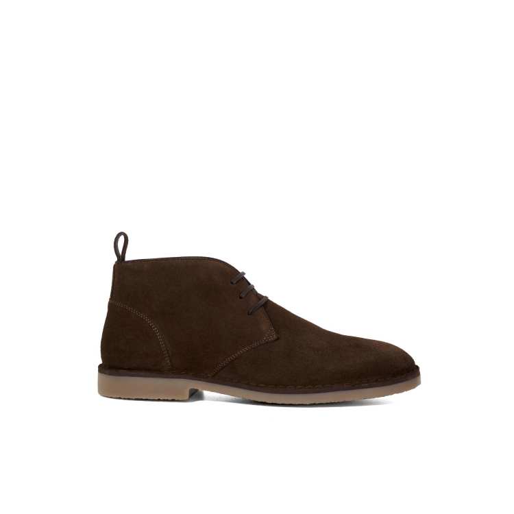 Dune London Cashed desert boots in brown ASOS