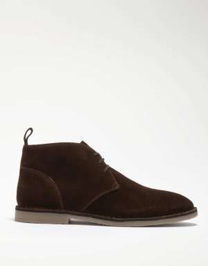 Dune London Cashed desert boots in brown