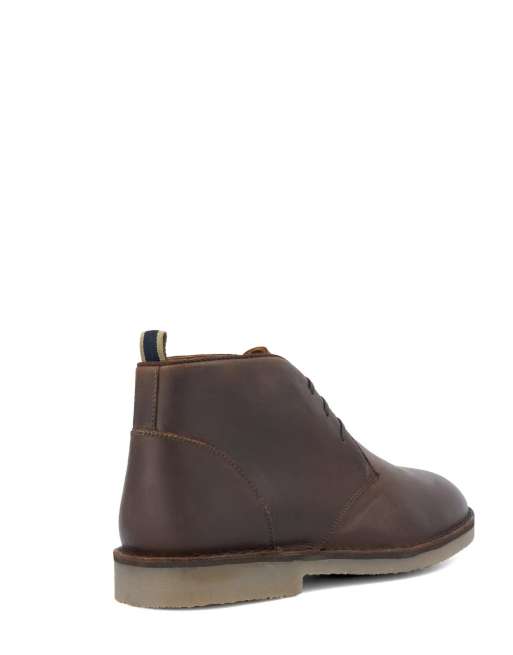 Dune London Cashed desert boots in dark brown, 2 of 4
