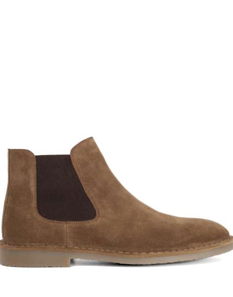 Dune London Cashy desert boots in taupe - view 1