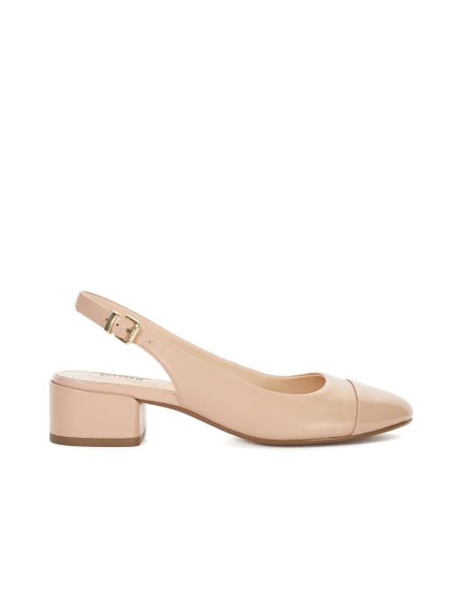 Dune London Casing heeled pumps shoe in blush