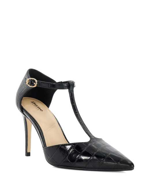 Dune London Castered court shoes in black, 4 of 4