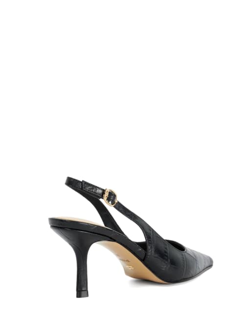 Dune London Celise slingbacks in black, 2 of 5