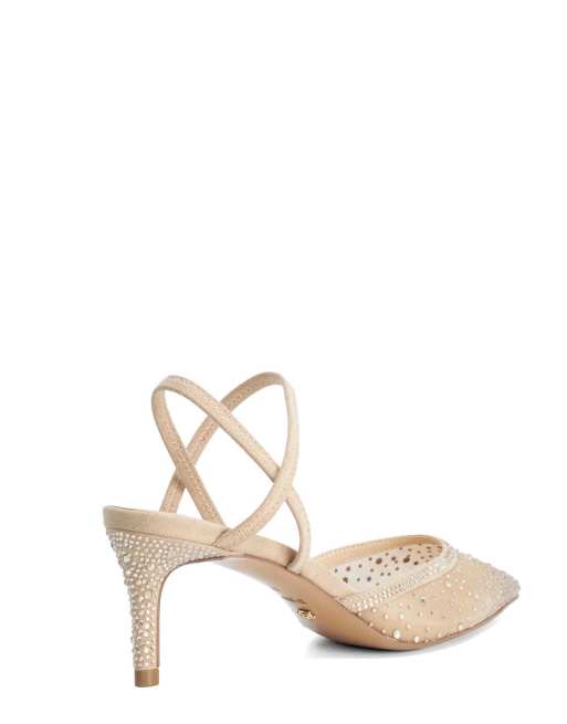 Dune London Charismatic slingbacks in blush, 2 of 5