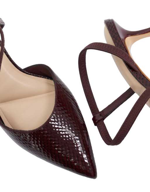 Dune London Charming court shoes in burg, 3 of 4