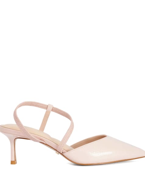 Dune London Charming court shoes in pale_pink - view 1