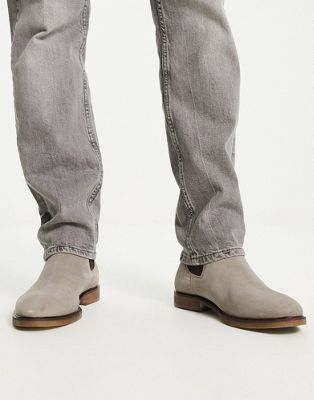 Dune London chelsea boot in taupe